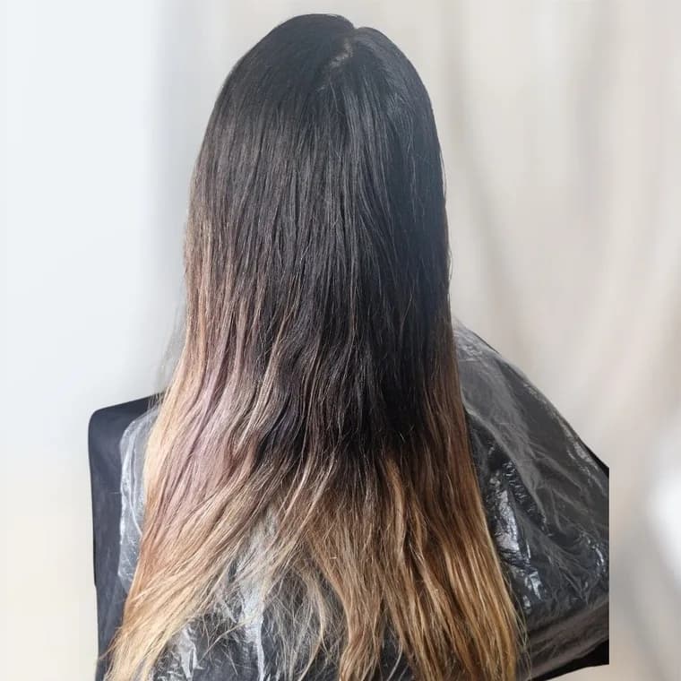 Balayage, before the treatment