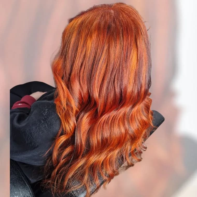Colour transformation, after the treatment