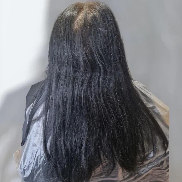 Colour transformation, before the treatment