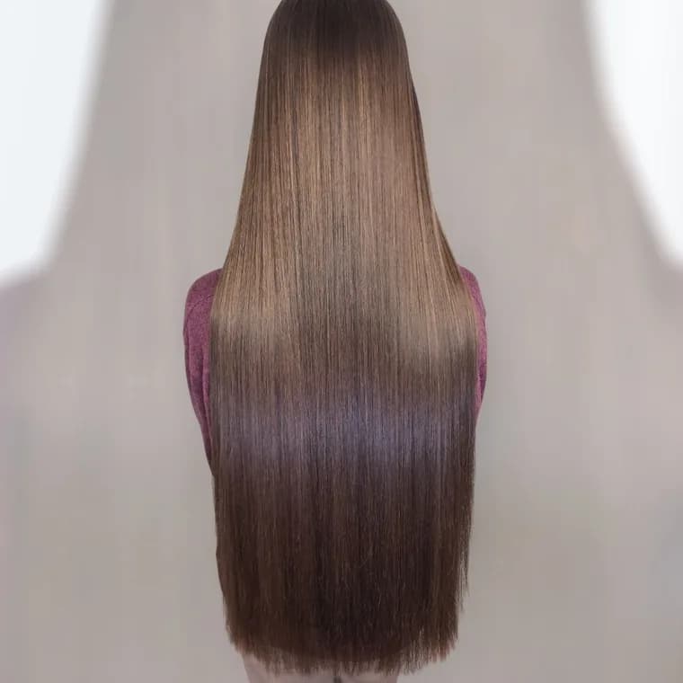 Keratin smoothing, after the treatment
