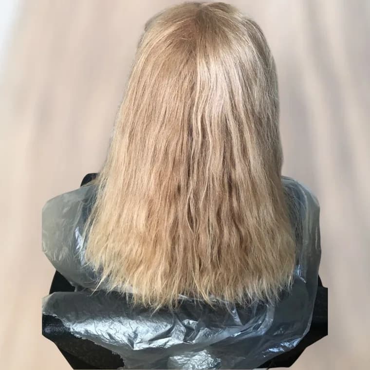 Collagen straightening, before the treatment