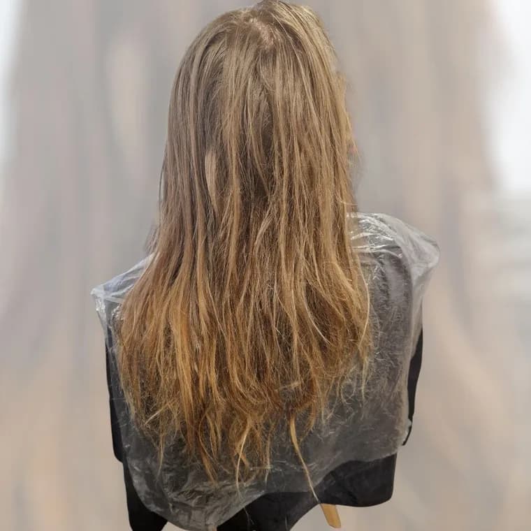 Vivid peekaboo, before the treatment